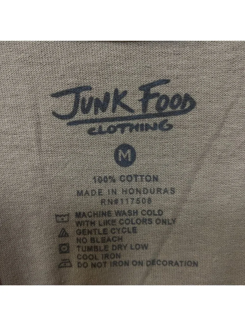 Junk Food Everyday is Like a Rodeo Graphic T-Shirt Medium